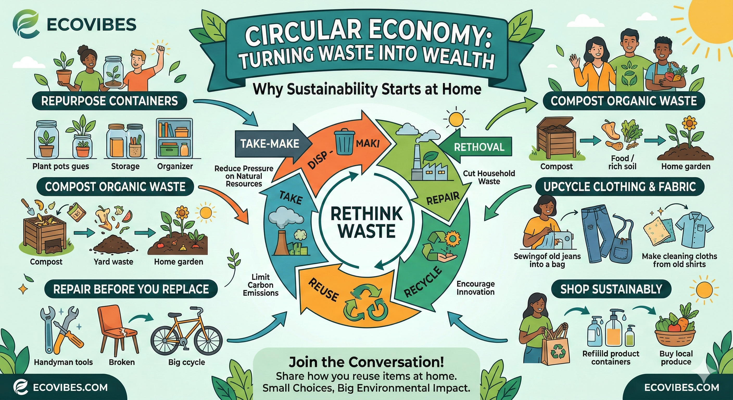 Circular Economy: Turning Waste into Wealth — Why Sustainability Starts at Home